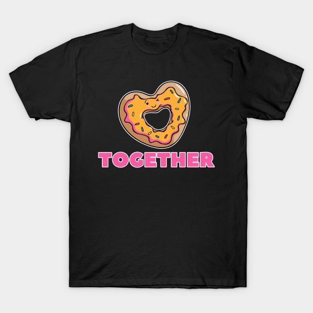 Better Together Couple Valentines Day T-Shirt by Mesyo